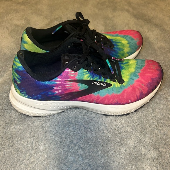 Brooks Launch 7 Rock & Roll Marathon Tie Dye Running Shoes Women’s, Size 8.5B - Picture 4 of 12